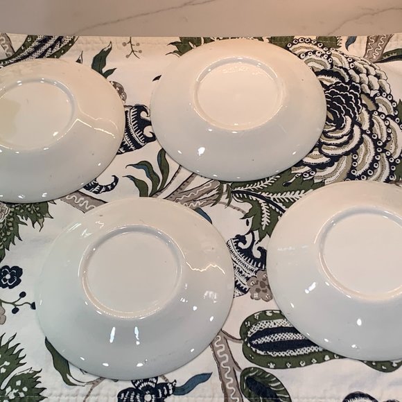 Vintage Willow Ware 6" Bread Plates (set of 4) - Picture 6 of 9